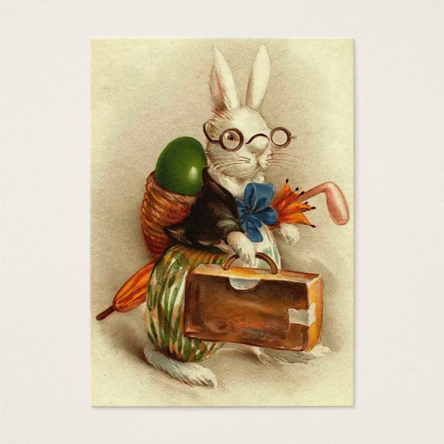 Lapin de Pâques avec lunettes (Devant)