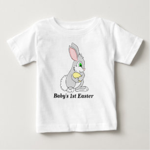 Lapin de Pâques avec Oeuf T-shirt bébé personnalis
