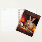 Lapin de Pâques avec œufs de Pâques (Devant avec enveloppe)