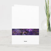 Lapin de Pâques dans la carte de ballon à air chau (Dos)