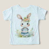 Lapin De Pâques Dans Une Robe Bleue (Design Verso)