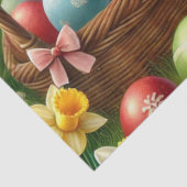 Lapin de Pâques découpé en papier de soie (Détail)
