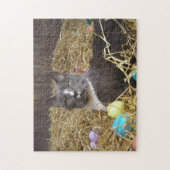 "Lapin de Pâques déguisé" Puzzle (Vertical)