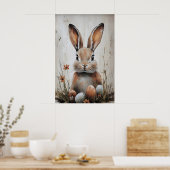 lapin de Pâques en impression de fleurs, Pâques ru (Cuisine)