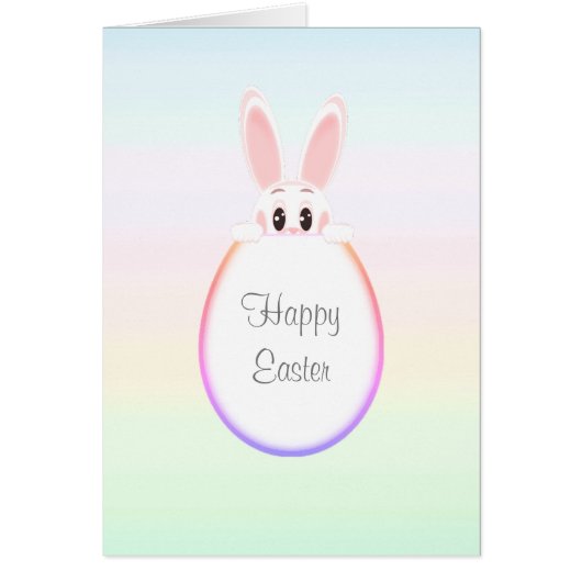 Lapin de Pâques et Oeuf de Pâques sur les couleurs (Devant)