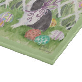 Lapin de Pâques et planche à découper d'oeufs (Coin)