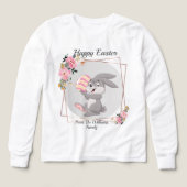 Lapin de Pâques gris Personnalisé (Motif recto)