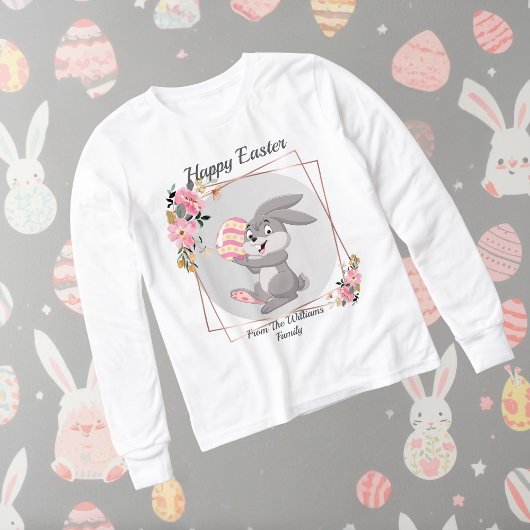 Lapin de Pâques gris Personnalisé