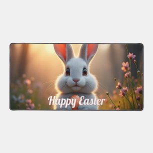 Lapin de Pâques heureux dans la magie du printemps