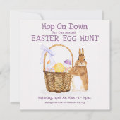 Lapin de Pâques, Invitation à la fête de chasse au (Devant)