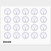 Lapin de Pâques : Joyeux Stickers de Pâques (Feuille)