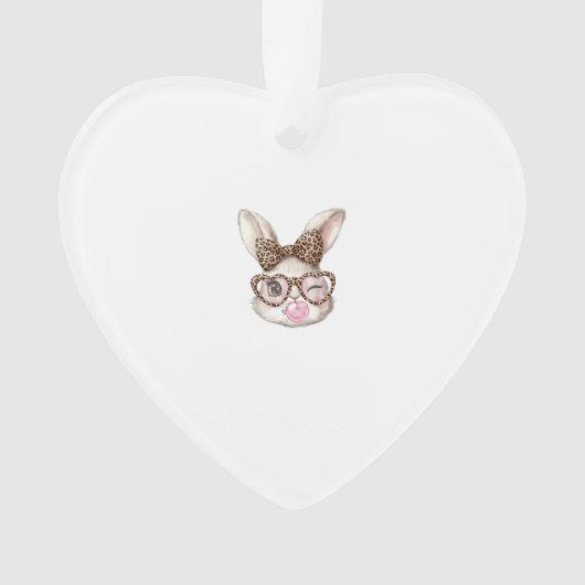 Lapin de Pâques Lunettes Mignonnes Léopard Lapin d (devant)