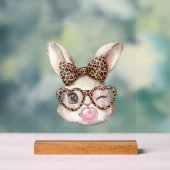 Lapin de Pâques Lunettes Mignonnes Léopard Lapin d (Neutre)