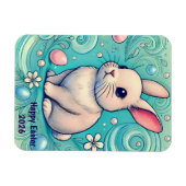 LAPIN ~ DE ~ PÂQUES ~ Magnet Photo Flexible (Horizontal)