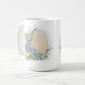 Lapin de Pâques mignon Mug à Café (Devant gauche)