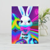Lapin de Pâques modèle Invitation (Debout devant)