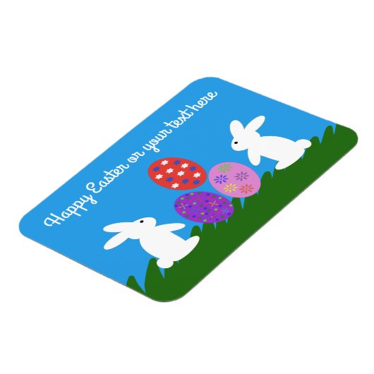 Lapin de Pâques n° 2 Magnet (Côté Gauche)