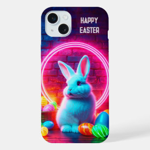 Lapin de Pâques œuf charmant païen élégant néon