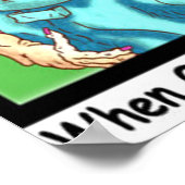 Lapin de Pâques Outsourcing Affiche Drôle (Coin)