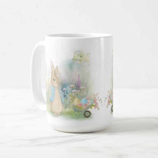 Lapin de Pâques Peter Café Mug (Devant gauche)