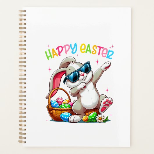 Lapin de Pâques qui Dabbing Drôle Joyeuses Pâques (Devant)