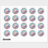 Lapin de Pâques - Stickers (Feuille)