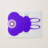 Lapin de Pâques Violet, 110 Pièces, Puzzle (Horizontal)