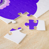 Lapin de Pâques Violet, 110 Pièces, Puzzle (Côté)