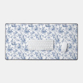 Lapin de printemps bleu chinoiserie (Clavier et souris)