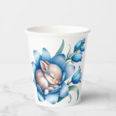 Lapin de printemps Gobelets en papier (Recto)