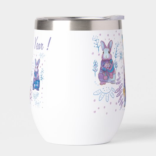 lapin d'hiver (Gauche)