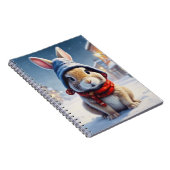 Lapin douillet dans le carnet de neige (Côté Droit)