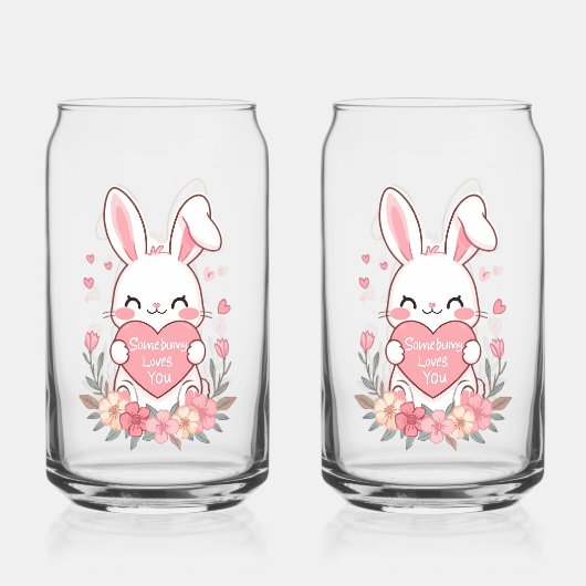Lapin doux et fleurs (Recto)