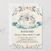 Lapin Doux Lapins Couples Douche Invitation (Devant)