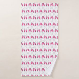 Lapin Doux oreilles de lapin Imprimer Pâques rose