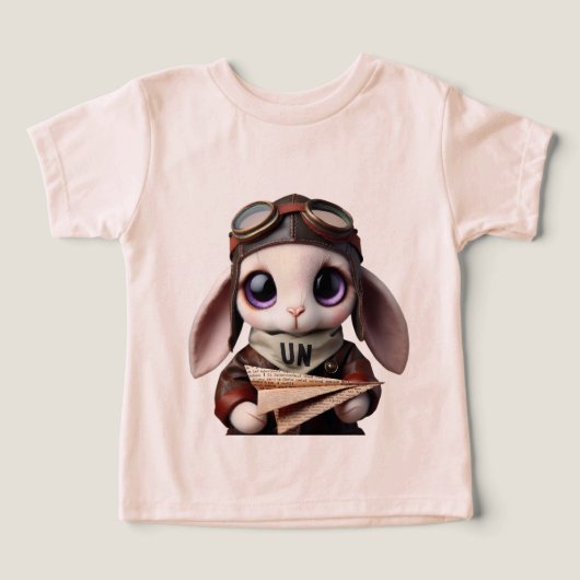 Lapin en costume de vol (Design Recto)