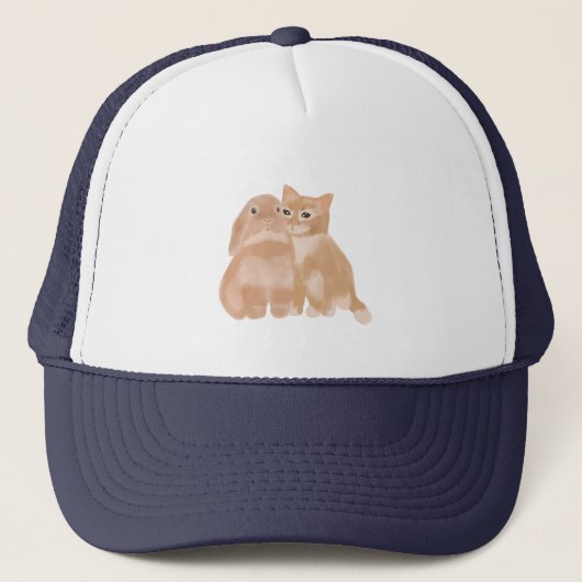 lapin et casquette de chat ! (Devant)