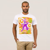 Lapin fou, t-shirt (Devant entier)