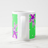 Lapin funky, mug géant (Dos)