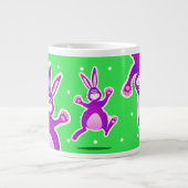 Lapin funky, mug géant (Devant)