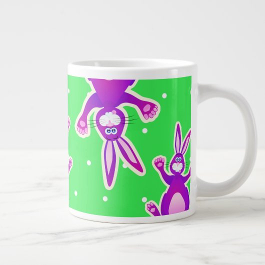Lapin funky, mug géant (Droite)