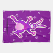 Lapin funky, serviette de cuisine (Horizontal)