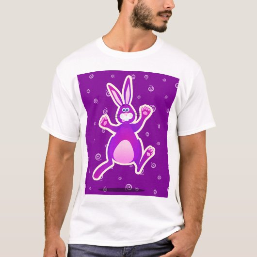 Lapin funky, t-shirt (Devant)