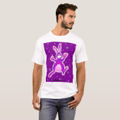 Lapin funky, t-shirt (Devant entier)