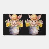Lapin Graphique Pour Filles Floral Printemps (Recto)
