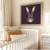 Lapin | Impression murale de lapin d'animal forest