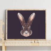 Lapin | Impression murale de lapin d'animal forest