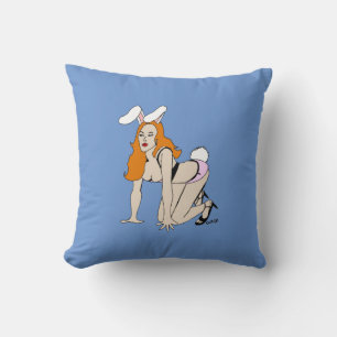 lapin lancer oreiller
