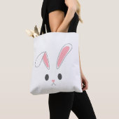 Lapin lapin de Pâques simple et mignon | Sac fourr (De près)