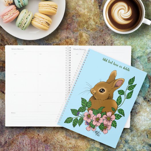 Lapin Lapin Fleurs Roses